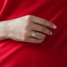 0,18 Karat Baget Pırlanta Yüzük